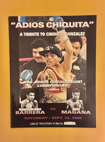 Boxing program marco antonio - program,