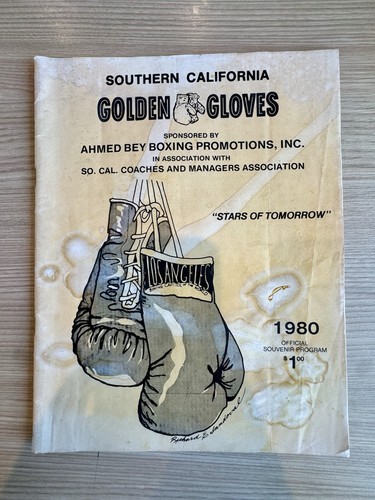 Vintage boxing program - vintage,