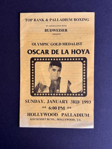 Boxing program oscar la - program,