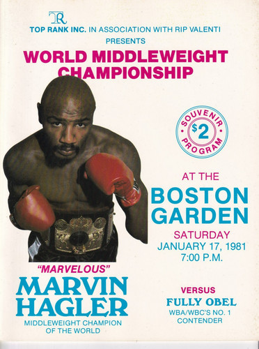 Vintage 1981 marvin hagler - vintage, vs