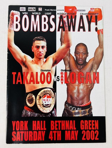 Boxing program official book - official,