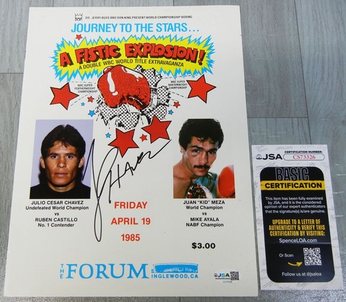Rare 1985 julio cesar chavez - rare,