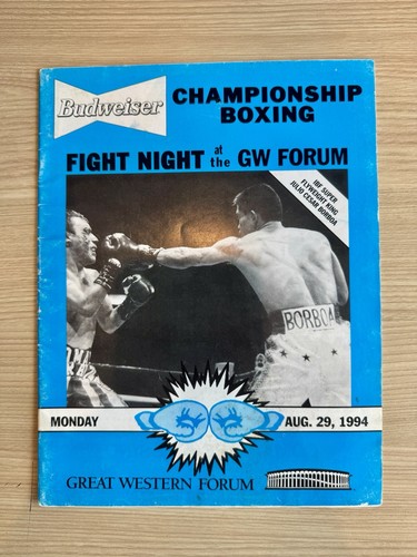 Boxing program julio cesar - program,