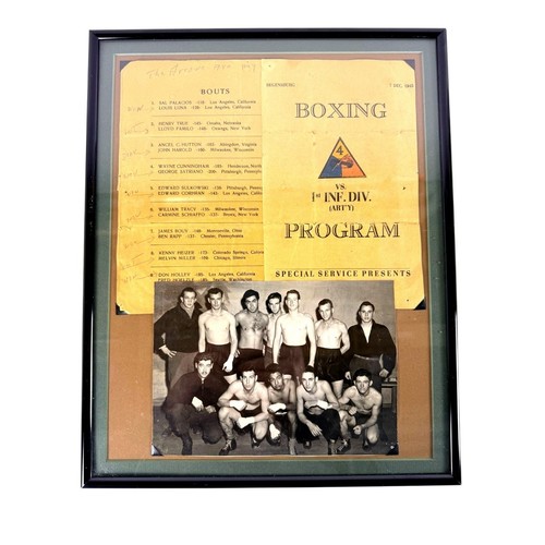 Wwii 1945 boxing - 1945, program