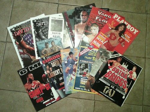 Boxing memorabilia lot 14 - lot, of