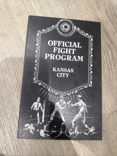 Vintage official fight - official, program