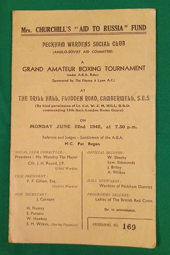 Rare wwii charity boxing - wwii,