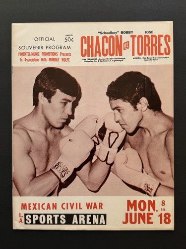 Boxing program bobby chacon - program,