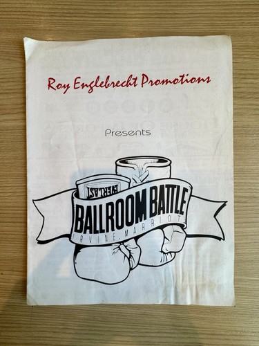 Vintage boxing program obed - boxing,