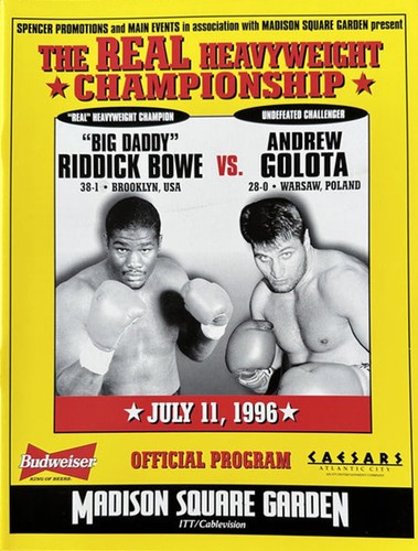 Vintage original riddick bowe - vintage,